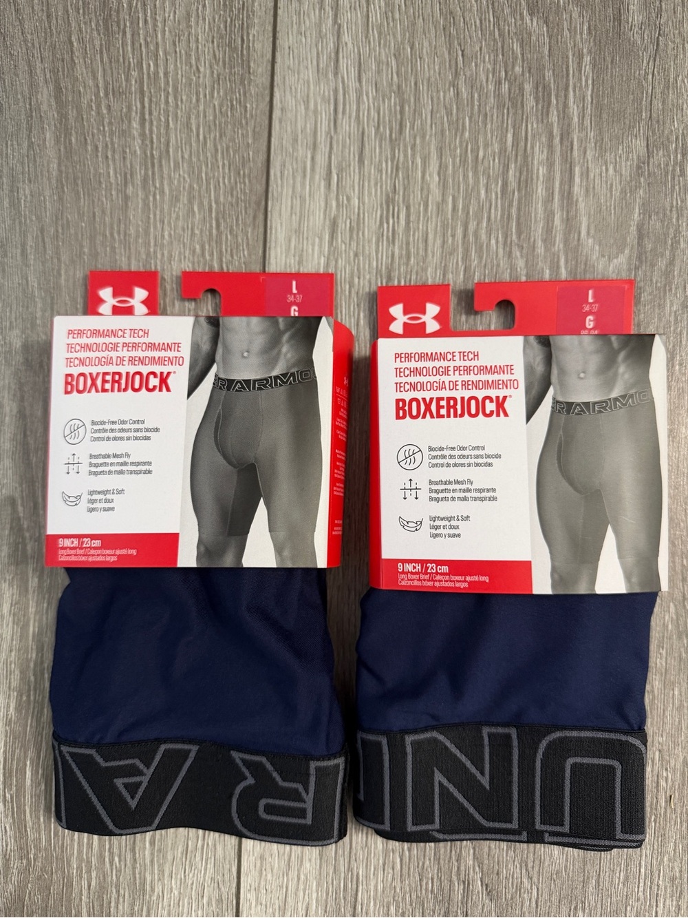 Under Armour 2 Pairs Men’s Boxerjocks NWT Size Large